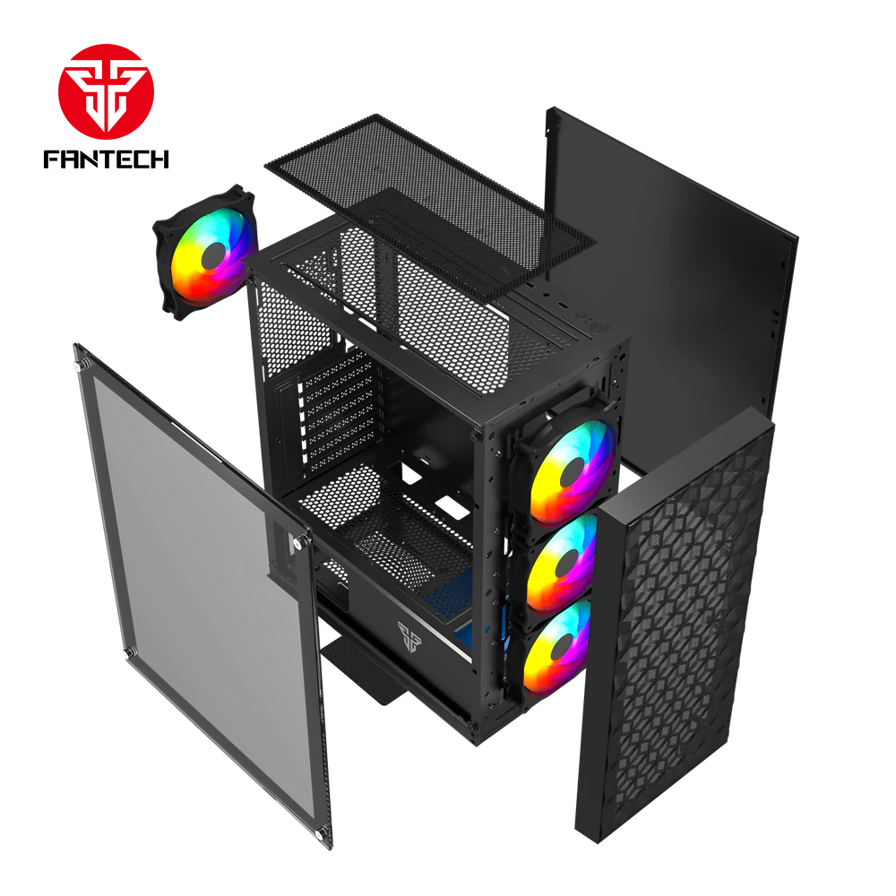 Fantech Aero 2 CG83 Middle Tower Black Gaming Case Fantech Aero 2 CG83 Middle Tower Black Gaming Case